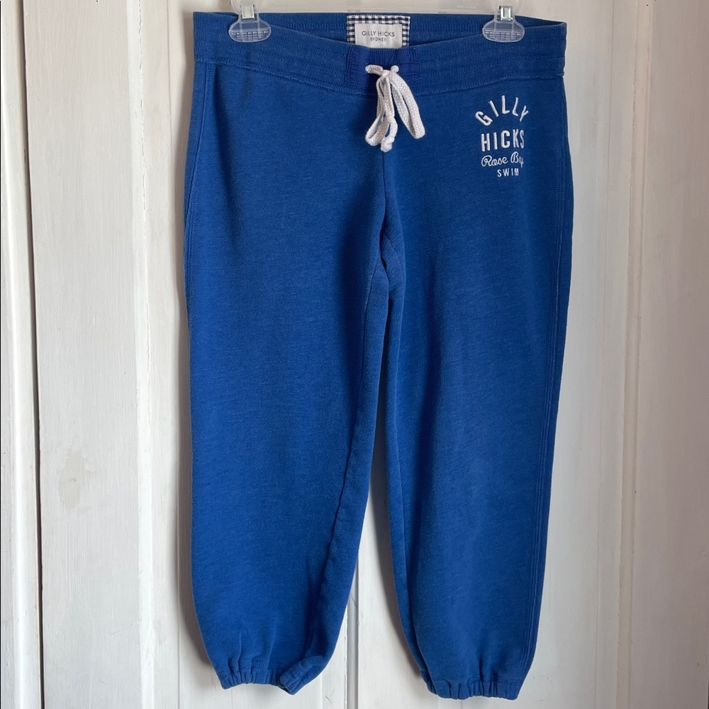 Gilly Hicks Royal Blue Capri Sweatpants